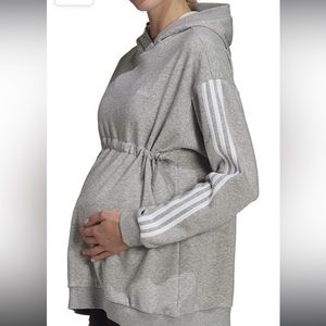 Adidas Women's Essentials Cotton 3-Stripes Hoodie (Maternity)